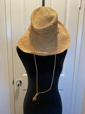 Sun N Sand Packable Raffia Sun Hat